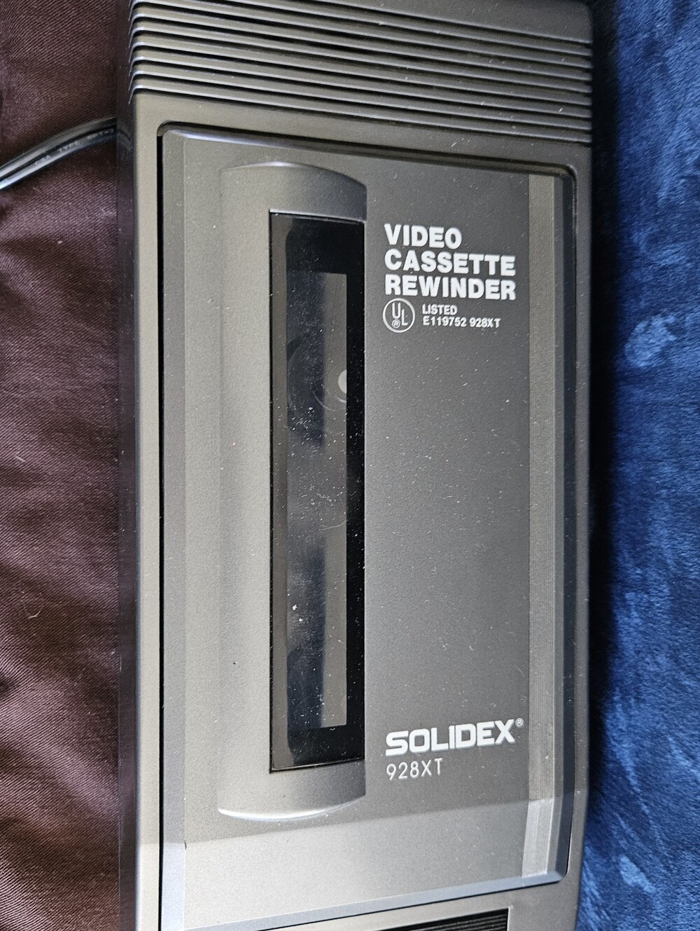 Solidex Gray Video Cassette Rewinder - 928XT